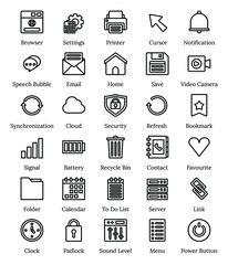 business icons set