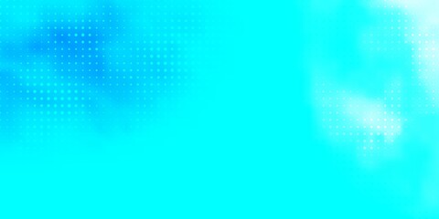 Light BLUE vector layout with circle shapes. Illustration with set of shining colorful abstract spheres. Pattern for business ads.