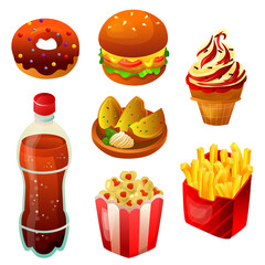 fast food collection set element