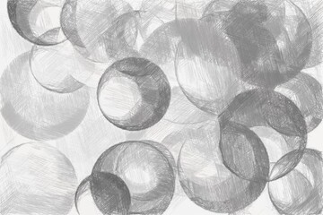 Black and white Circle pattern with a rough texture background. Monochrome tones. Backdrop texture wall and have copy space for text. Picture for creative wallpaper or design art work.