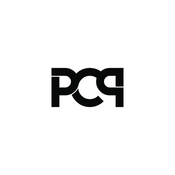 pcp letter original monogram logo design