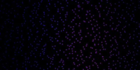 Dark Purple, Pink vector background with colorful stars. Decorative illustration with stars on abstract template. Pattern for wrapping gifts.