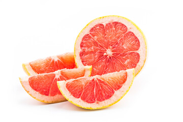 Fototapeta na wymiar Grapefruit isolated on white background