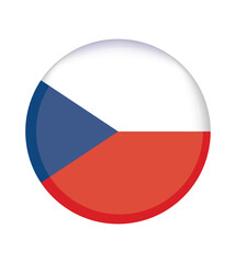 National Czech Republic flag, official colors and proportion correctly. National Czech Republic  flag. Vector illustration. EPS10. Czech Republic flag vector icon, simple, flat design for web 