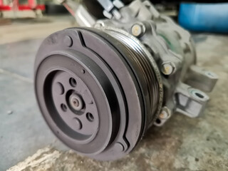 this an image of compressor magnetic clutch.