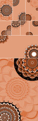 Fototapeta premium Beautiful mandala design background