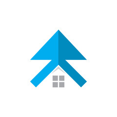 home market logo , abstract building logo