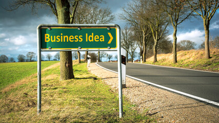 Street Sign to Business Idea