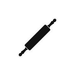 Rolling pin icon flat design isolated on white background. Vector illustration