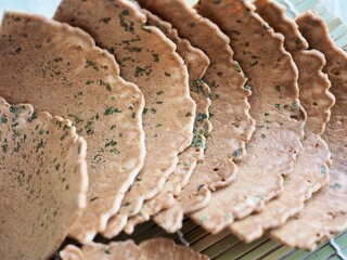 아시아 전통과자 센베이
