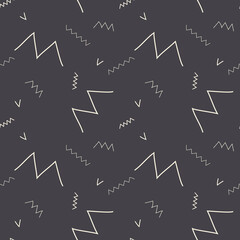 Abstract lines in seamless pattern in minimal style.Cute soft art endless background fashionable for stationery, textile,fabric,to-do lists, covers,surface patterns, diaries, stickers.Raster
