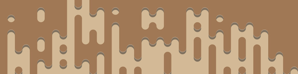 Abstract Rounded Color Lines halftone transition background illustration