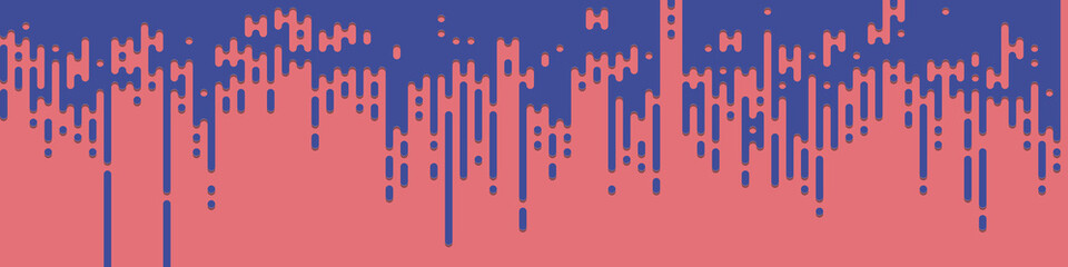 Abstract Rounded Color Lines halftone transition background illustration