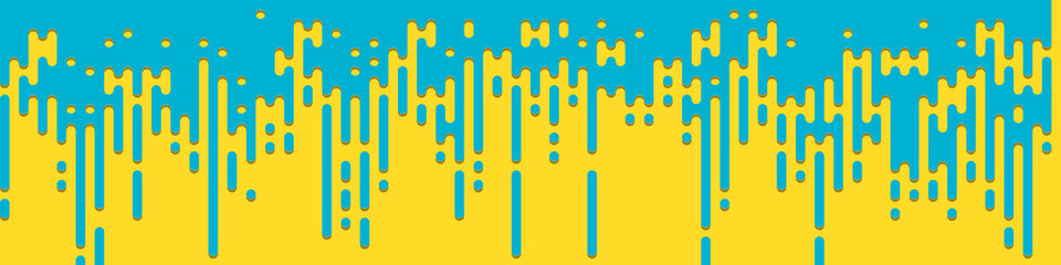 Abstract Rounded Color Lines halftone transition background illustration