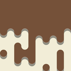 Abstract Rounded Color Lines halftone transition background illustration