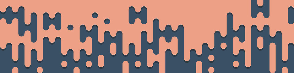 Abstract Rounded Color Lines halftone transition background illustration