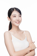 Portrait Of Beautiful Woman in Studio