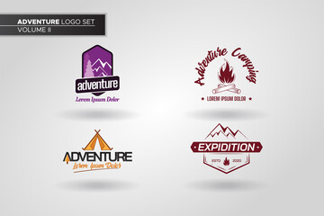 Adventure Logo Set Templates