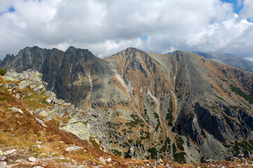 Great Cold Valley in Vysoke Tatry (High Tatras), Slovakia. The Great Cold Valley is 7 km long valley, very attractive for tourists