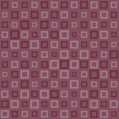Abstract Geometric Pattern with Small and Large Squares. Design Element for Backdrops, Web Banners or Wallpaper in Brown Colors