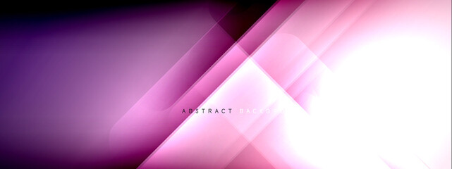 Motion concept neon shiny lines on liquid color gradients abstract backgrounds. Dynamic shadows and lights templates for text