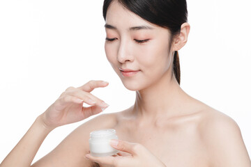 Portrait Of Beautiful Woman in Studio