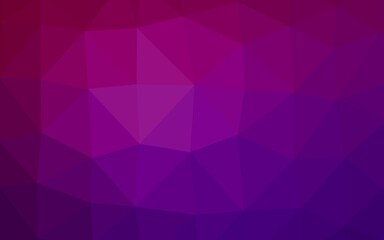 Light Purple vector abstract mosaic backdrop. Colorful illustration in abstract style with gradient. Polygonal design for your web site.