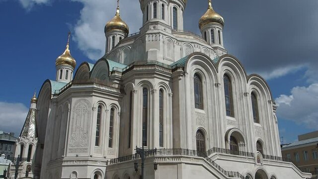 Sretensky Monastery, a christian orthodox church. New Martyrs and Confessors of the Russia cathedral.