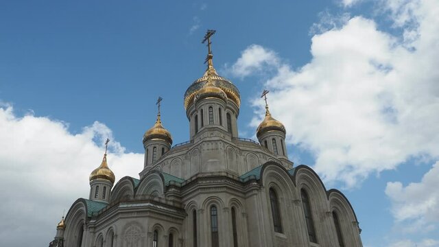 Sretensky Monastery, a christian orthodox church. New Martyrs and Confessors of the Russia cathedral.