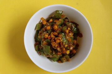 Ridge gourd dal curry, Maharashtrian style, Indian food