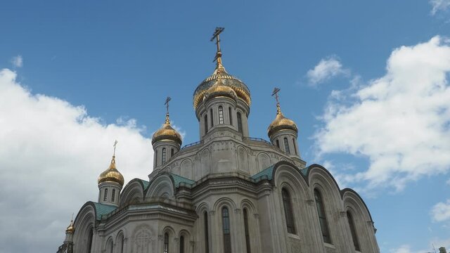 Sretensky Monastery, a christian orthodox church. New Martyrs and Confessors of the Russia cathedral.