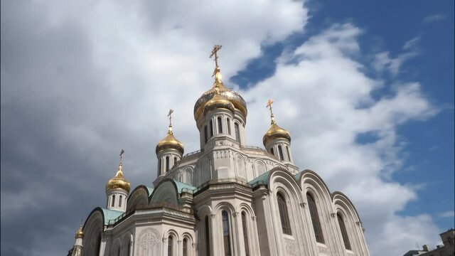 Sretensky Monastery, a christian orthodox church. New Martyrs and Confessors of the Russia cathedral.