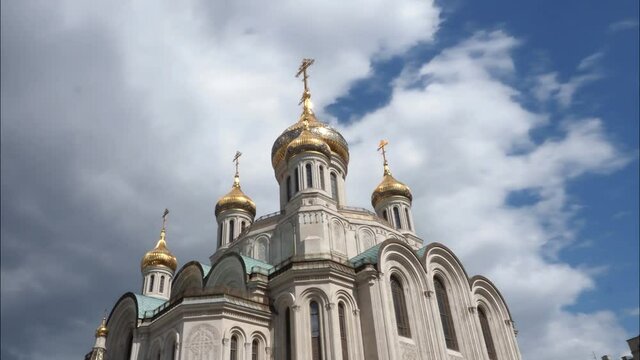 Sretensky Monastery, a christian orthodox church. New Martyrs and Confessors of the Russia cathedral.
