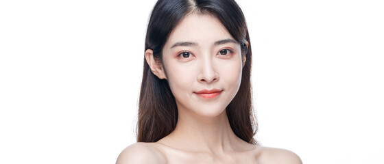 Portrait Of Beautiful Woman in Studio