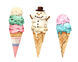 ice cream cone