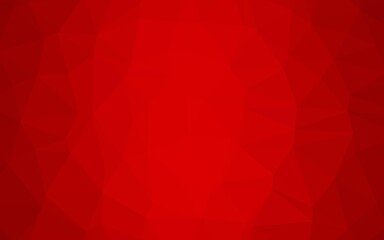 Fototapeta premium Light Red vector polygon abstract backdrop. Creative illustration in halftone style with gradient. New texture for your design.