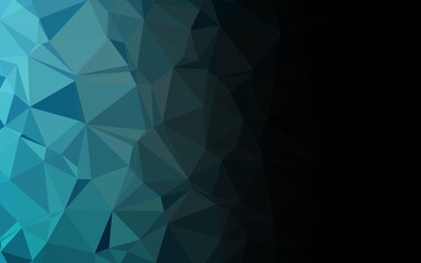 Obraz premium Light BLUE vector blurry triangle pattern. Colorful illustration in Origami style with gradient. Brand new style for your business design.
