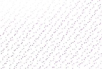 Light Purple vector template with musical symbols.