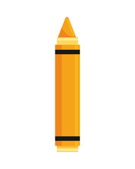 crayon school supply isolated icon