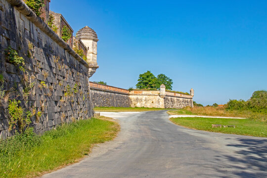 Hiers-Brouage. Les remparts de la citadelle. Charente-Maritime. Nouvelle-Aquitaine	