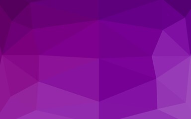 Obraz premium Light Purple vector polygonal pattern. A vague abstract illustration with gradient. Completely new template for your business design.