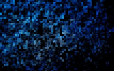 Fototapeta premium Dark BLUE vector layout with lines, rectangles. Rectangles on abstract background with colorful gradient. The template can be used as a background.