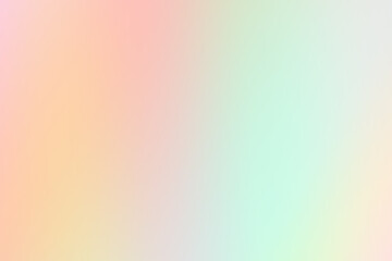 Minimal seamless abstract gradient mesh background in soft pale colors. Colorful blue and green smooth banner template design. Light wallpaper surface with blank copy space