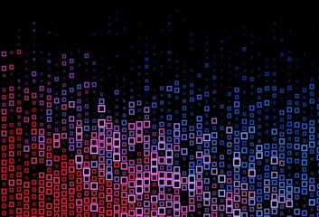 Dark Blue, Red vector template with rhombus.