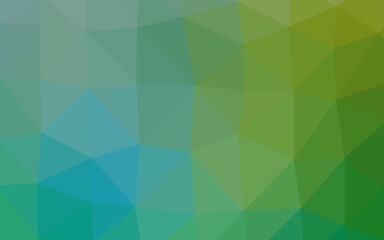 Light Blue, Green vector abstract polygonal layout. A sample with polygonal shapes. Completely new template for your business design.