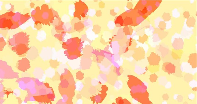 Colorful abstract animation with random shapes. High quality clip in simple style with gradient shapes. Clip for your commercials. 4096 x 2160, 30 fps.