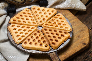Old-fashioned homemade wafers