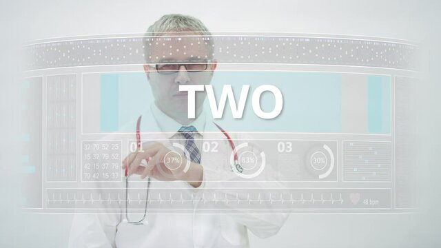 Scrolling through ONE and TWO tabs on a modern computer screen