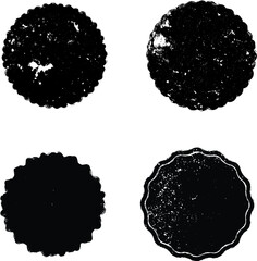 Grunge post Stamps Collection. Banners, Insignias , Logos, Icons, Labels and Badges Set . vector distress textures.blank shapes.