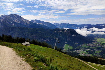 Fototapeta na wymiar Beautiful apline panorama, Berchtesgaden, Germany